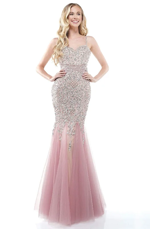 Formal Attire For Women Colors Dress - 2230 Crystalline Sweetheart Bodice Mermaid Gown