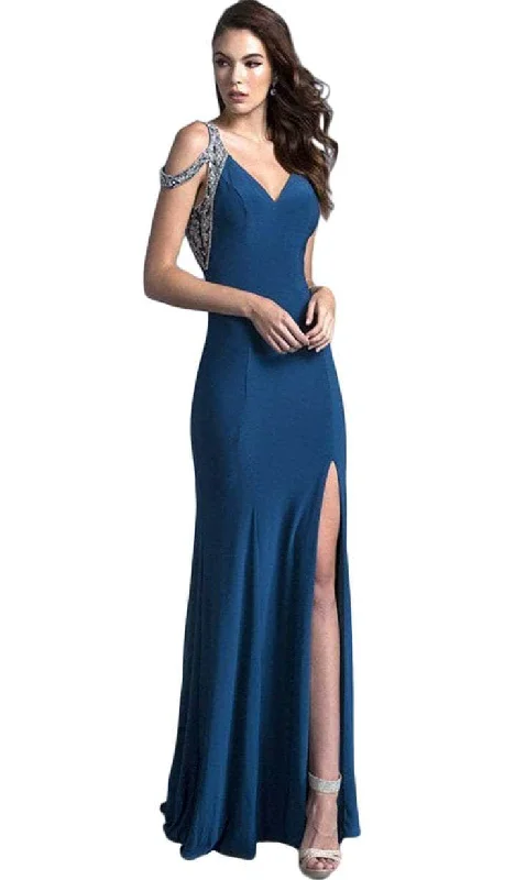 Women's Clothes And Apparel Trevi Collection - Cold Shoulder Sheath Prom Gown L2007