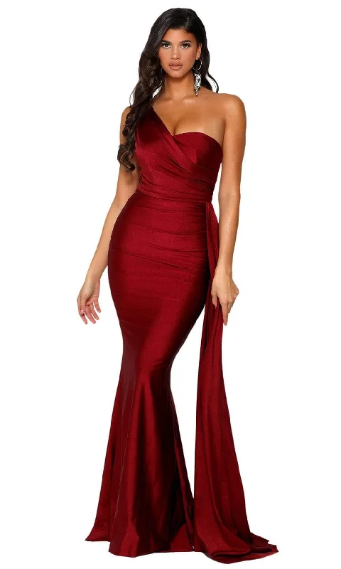 Stylish Women's Attire Portia and Scarlett - PS6321 One Shoulder Fitted Evening Gown