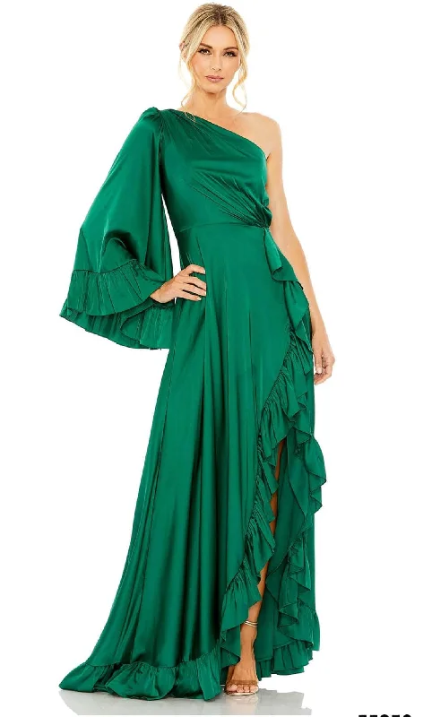 Women's Trendy Clothes Ieena Duggal 55950 - Ruffled Evening Gown