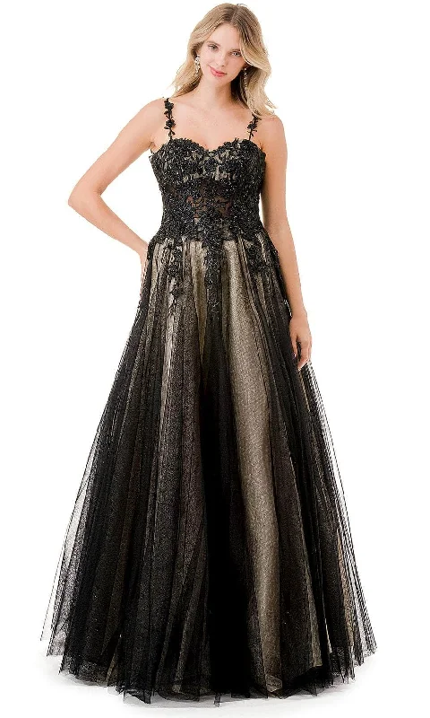 Women's Activewear Apparel Trevi Collection L2867W - Sweetheart Neck Embroidered Prom Gown