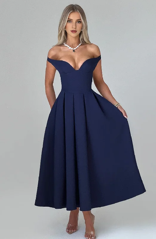 Women's Comfortable Apparel Formal Wear Dresses Prom Dresses High Quality A Line Plunge Bardot Neckline Backless Elegant Simple Dresses Wedding Guests Dresses