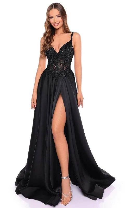 Women's Transitional Outfit Amarra 88128 - Embroidered Sleeveless Prom Gown