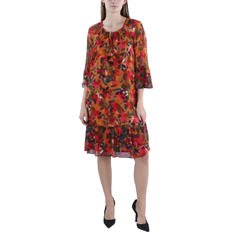 Tailored Clothing For Women Vince Camuto Womens Plus Chiffon Floral Cocktail And Party Dress