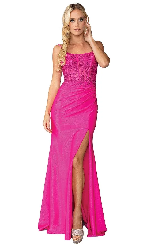 Timeless Women's Clothes Dancing Queen 4434 - Scoop Neck Sleeveless Prom Gown