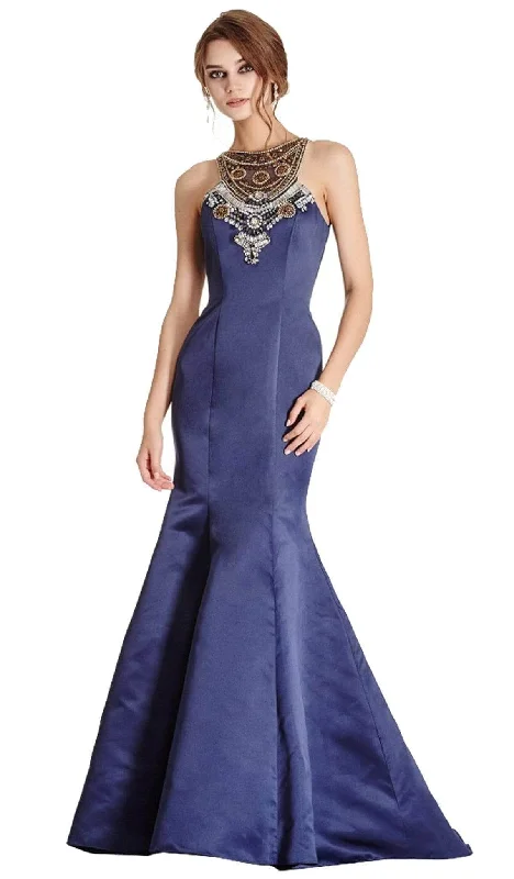 Women's Clothing Apparel Aspeed Design - L1720 Embellished Sleeveless Evening Gown