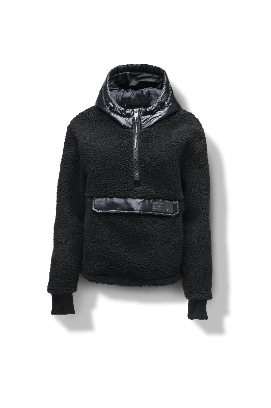 Women's Professional Clothes Roche Women's Hybrid Berber Pullover Hoodie