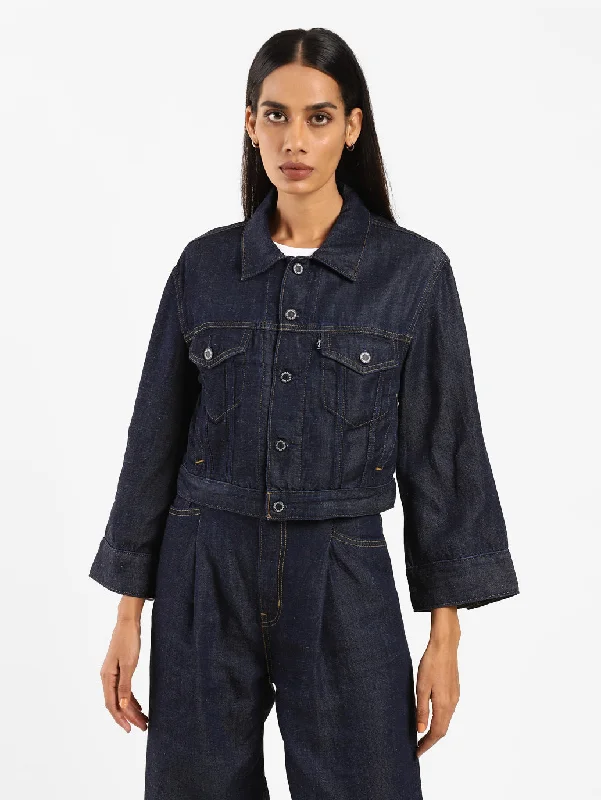 Women's Vintage Garments Levi's x Deepika Padukone Cropped Denim Jacket