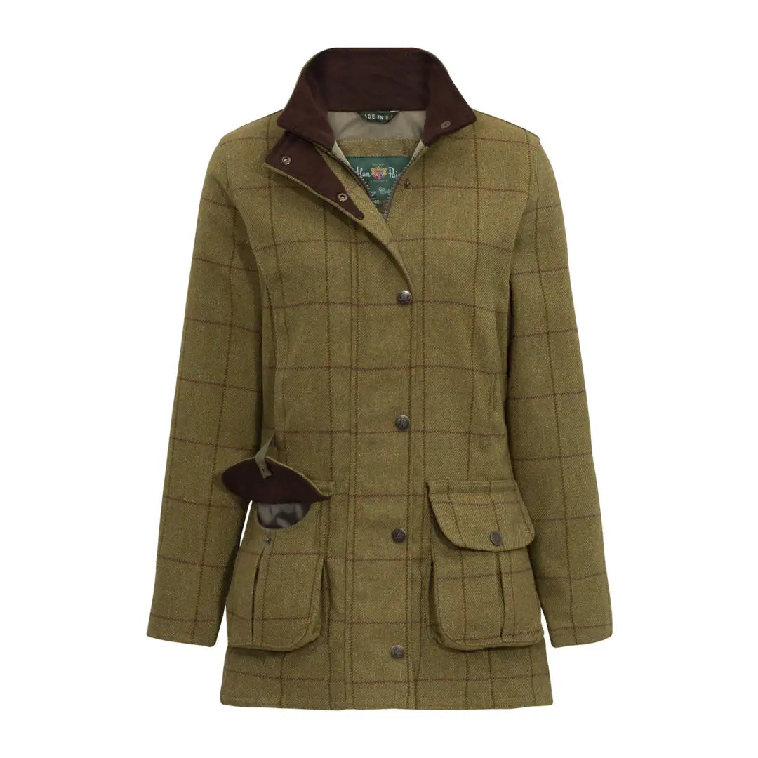 Women's Clothing For Casual Outings Alan Paine Rutland Ladies Tweed Waterproof Coat