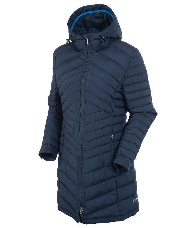 Casual Outfit For Women Women's Jojo Thermal Quilted Long Jacket with Hood